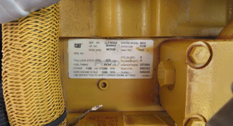 CAT 3512HD Engines Brand New (2) available