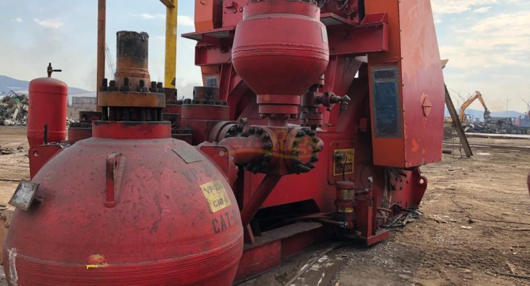 National 14-P-220 mud pumps (3), Lewco W446 mud pump (1)