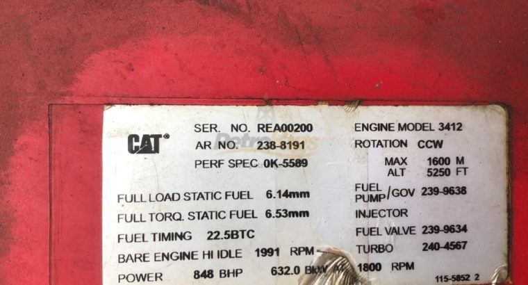 CAT 3412 Fire Pump System