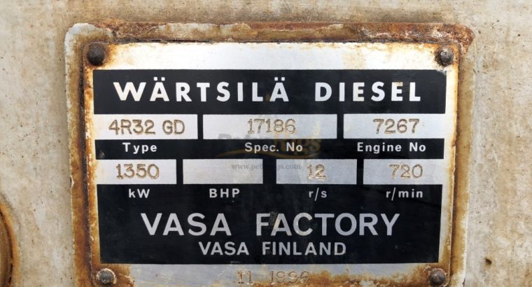 WARTSILA 1350KW Generator Sets