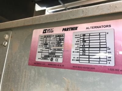 Doosan NG295 Natural Gas Generator