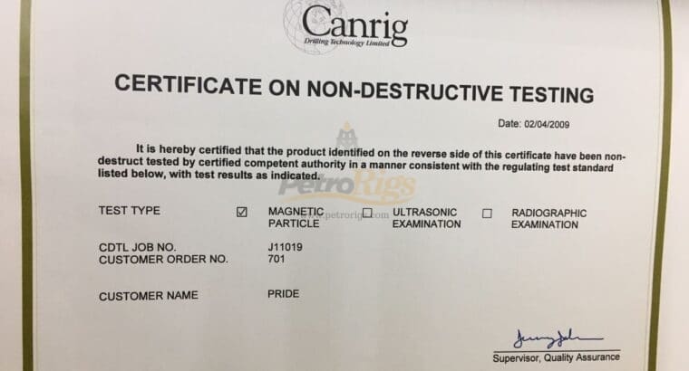 CANRIG 1275AC Top Drive