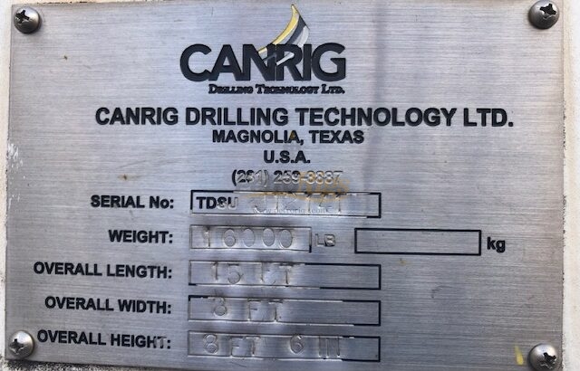 Canrig 6027AC Top Drive