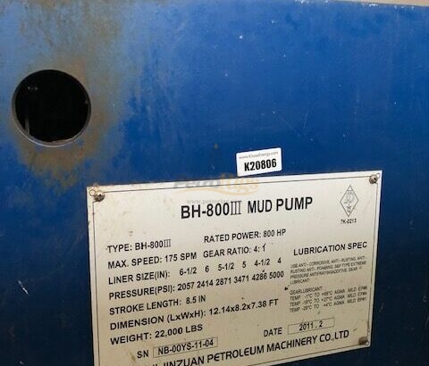BH-800 Mud Pumps