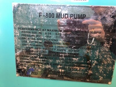 F-800 Mud Pump