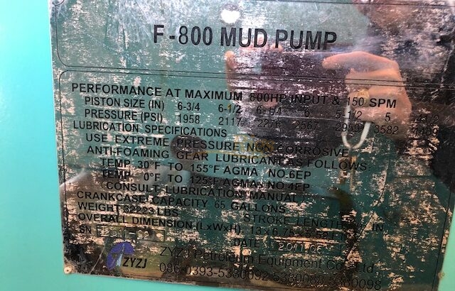 F-800 Mud Pump