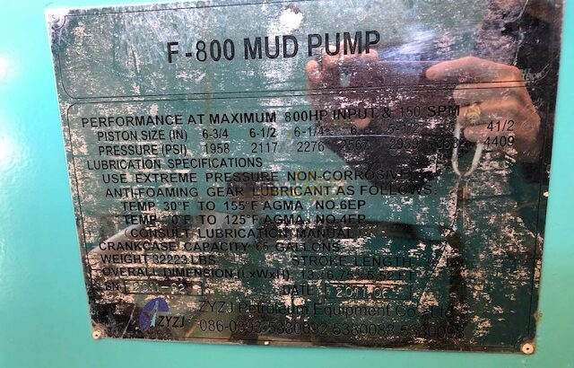 F-800 Mud Pump