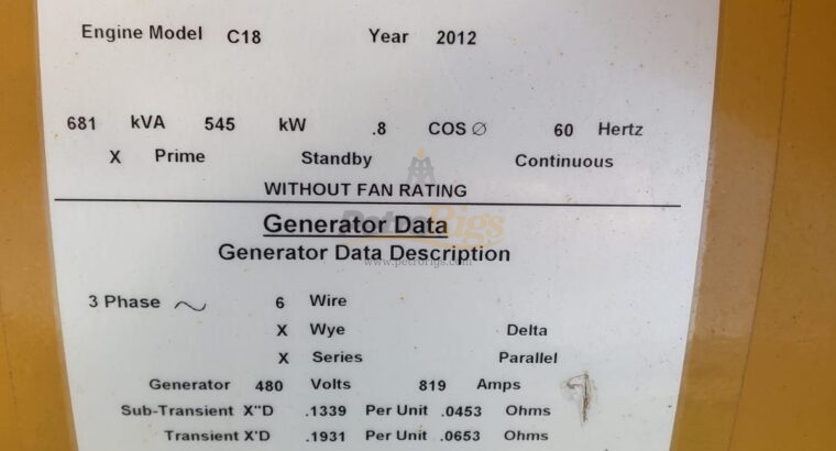 CAT C18 Gensets