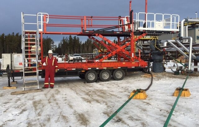 Movable Wellhead Platform