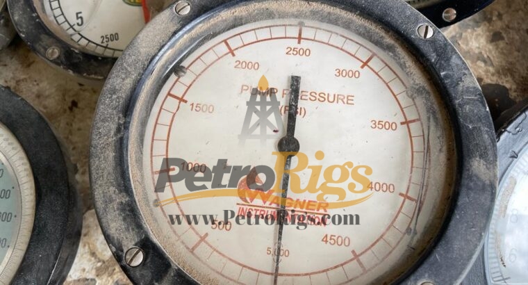 Rotary Table, Tong, & Pump Pressure Gauges