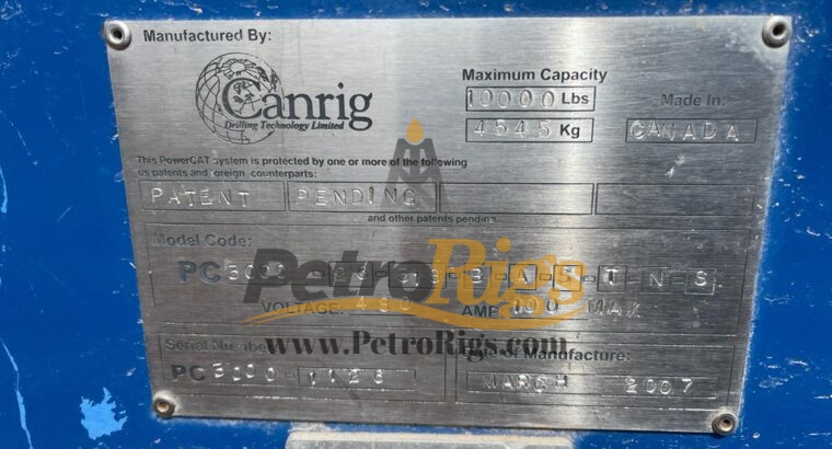 CANRIG PC-3000 Catwalk