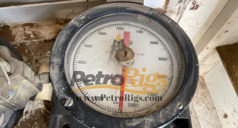 Rotary Table, Tong, & Pump Pressure Gauges