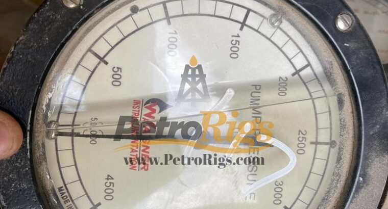 Rotary Table, Tong, & Pump Pressure Gauges