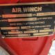 2500LB. Air Winch