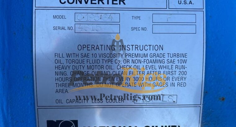 National Oilwell Torque Convertor