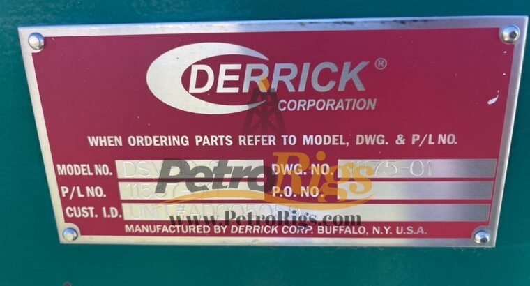 DERRICK MFG Desander & Desilter