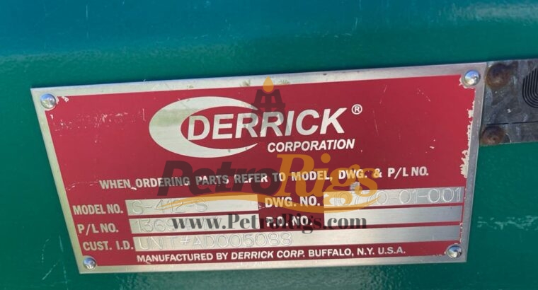 DERRICK MFG Desander & Desilter