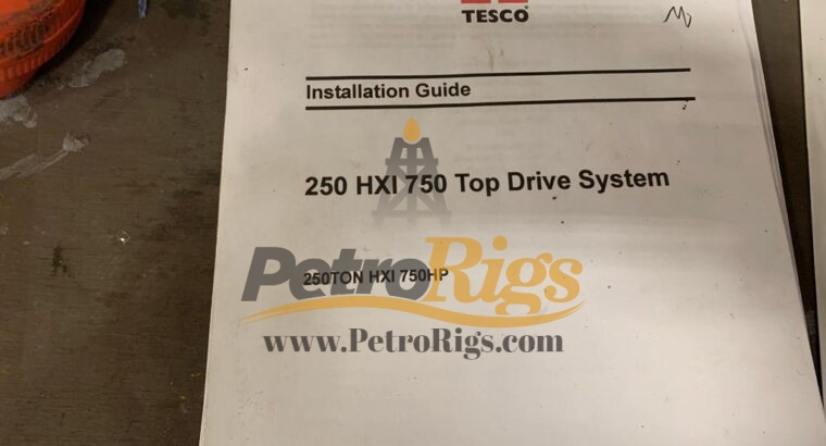 TESCO HXI 250T Top Drive