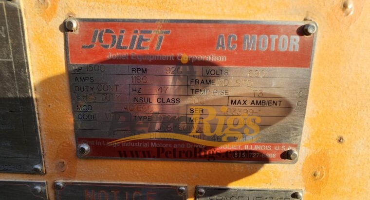 Joliet AC1500 Drilling Motors