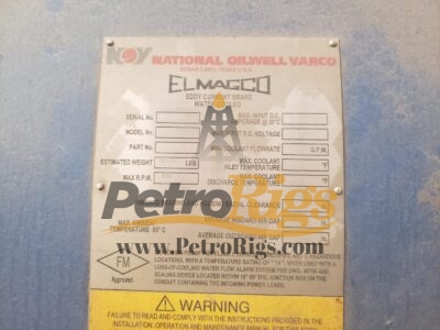NOV ELMAGCO 7838 Brake