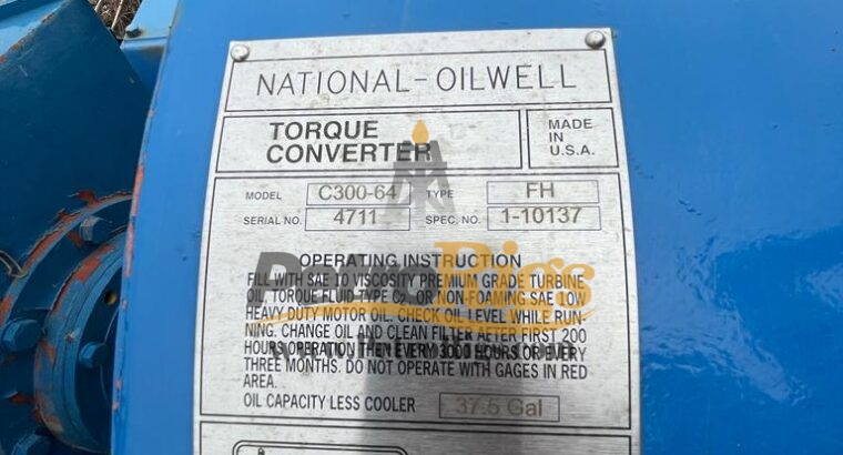 NATIONAL OILWELL Torque Converter