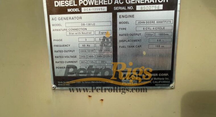 WhisperWatt DCA-125 Generator