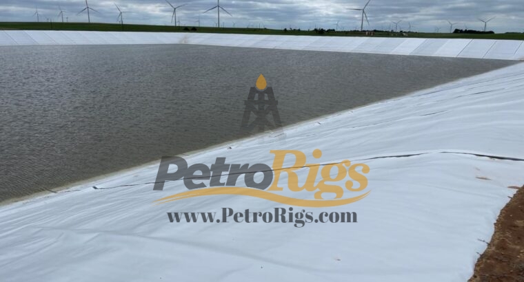 10 Acre – 9,000,000 bbl, Fresh Water Service Pond