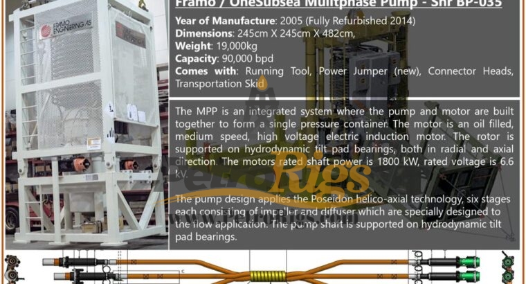 FRAMO Multiphase Pump