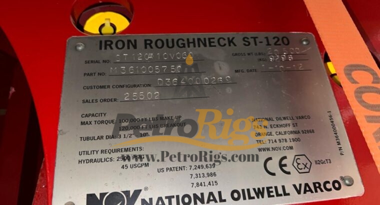 NOV ST120 Iron Roughneck