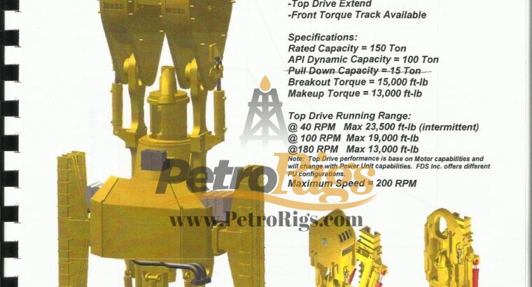 FDS 150 Ton Top Drive