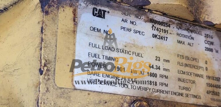 CAT 3516B Genset