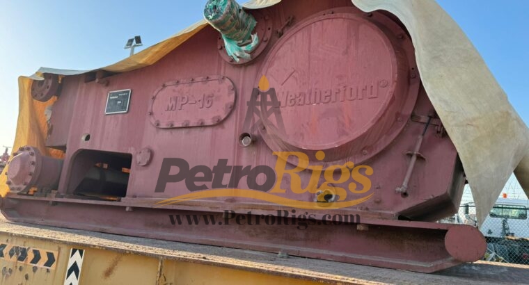 Weatherford MP16 Mud Pump