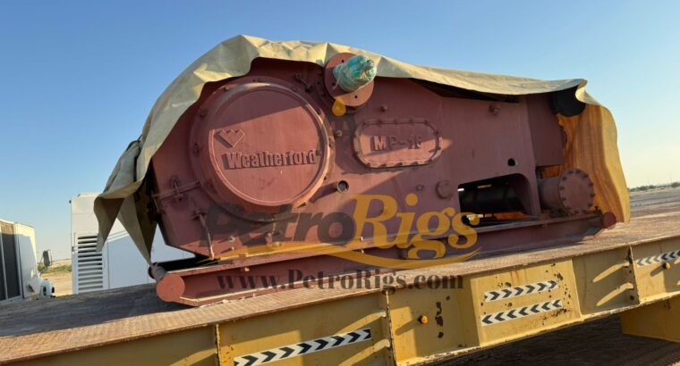 Weatherford MP16 Mud Pump