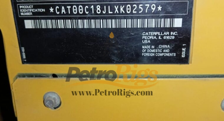 CAT C18 520KW Genset