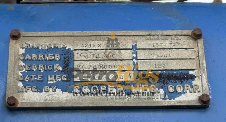 Cooper LTO 350 Workover Rig