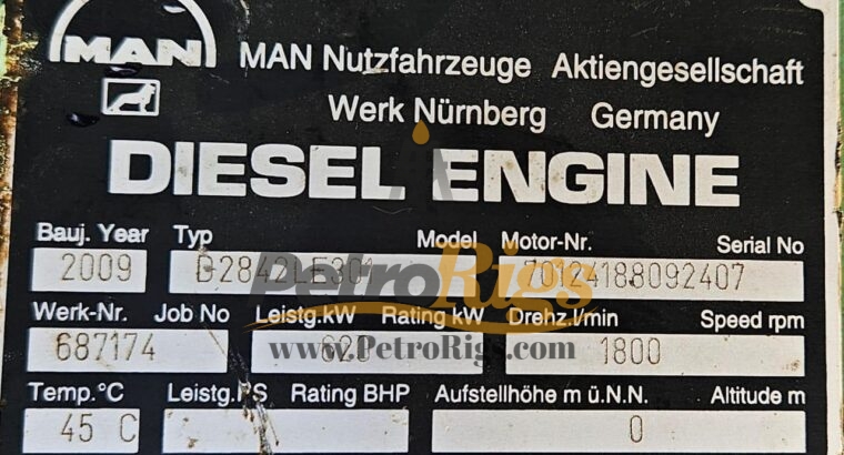 MAN 620KW Genset