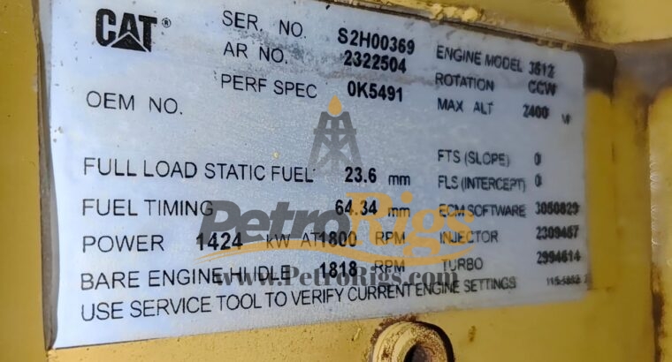 CAT 3512B Gensets