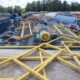 Yard Full of Drilling Equipment