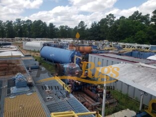 Yard Full of Drilling Equipment