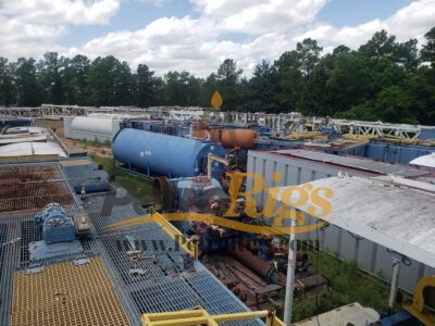 Yard Full of Drilling Equipment