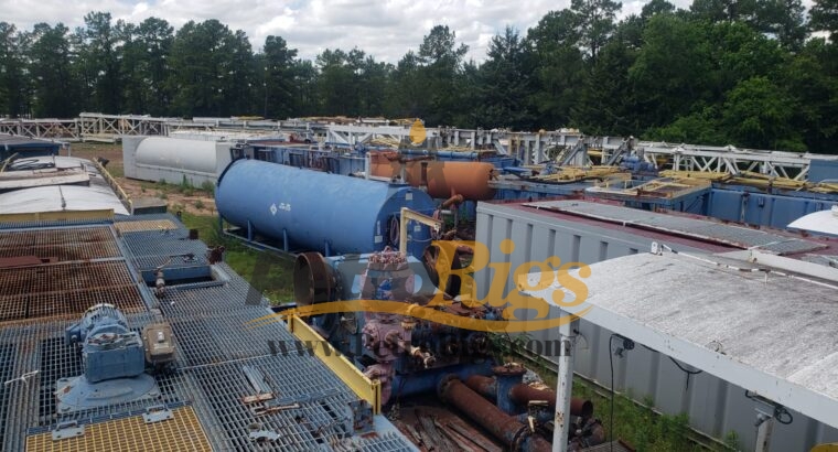 Yard Full of Drilling Equipment