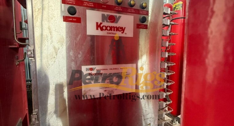 NOV 87 Bottle Koomey Unit