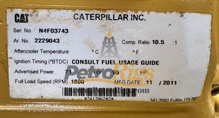 CAT G3304 Genset