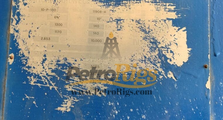 National 10P130 Mud Pumps
