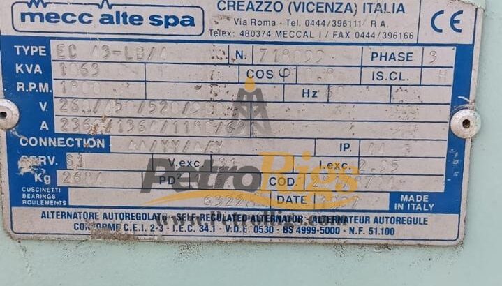 Cummins KTA 38G4 Genset