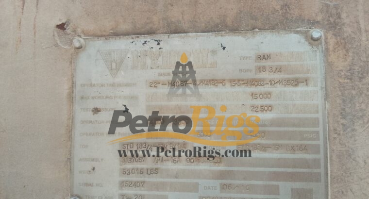 Cameron, Hydril, and Shaffer BOP DEAL