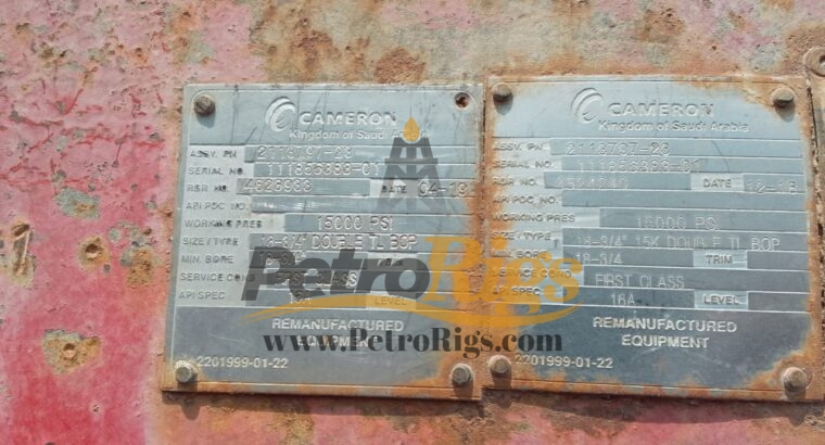 Cameron, Hydril, and Shaffer BOP DEAL