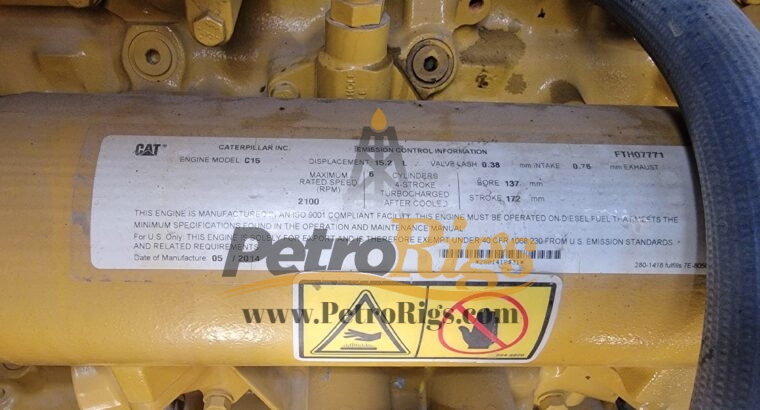 CAT C15 400KW Genset