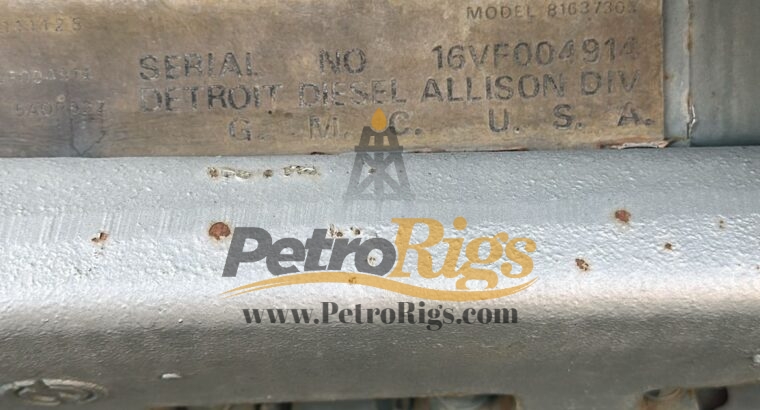 Detroit 670KW Genset