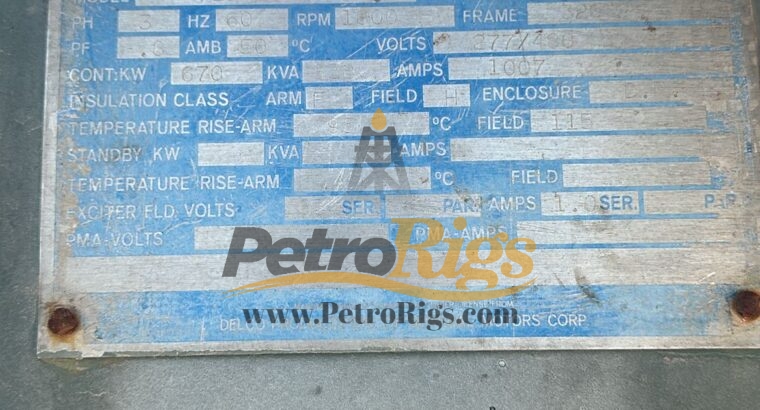 Detroit 670KW Genset